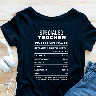 特殊なEd先生栄養おもしろいファクトTシャツ Tシャツ
