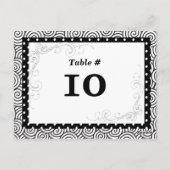 特殊イベントの表番号カード ポストカード (裏面)