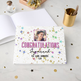 特殊イベントカラフル星の背景（白） ゲストブック