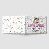 特殊イベントカラフル星の背景（白） ゲストブック (全面)