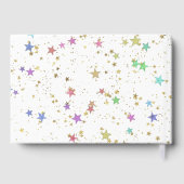 特殊イベントカラフル星の背景（白） ゲストブック (裏面)
