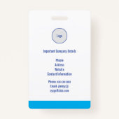 特殊イベントセキュリティフォトパス バッジ (裏面)