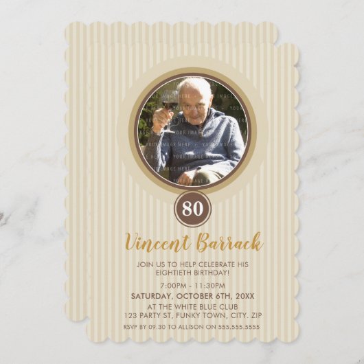 特殊イベント招待状ラブフォトスポット金ゴールド 招待状 (正面/裏面)