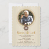 特殊イベント招待状ラブフォトスポット金ゴールド 招待状 (正面)