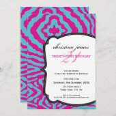 特殊イベント招待状::絶妙ゼブラ15P 招待状 (正面/裏面)