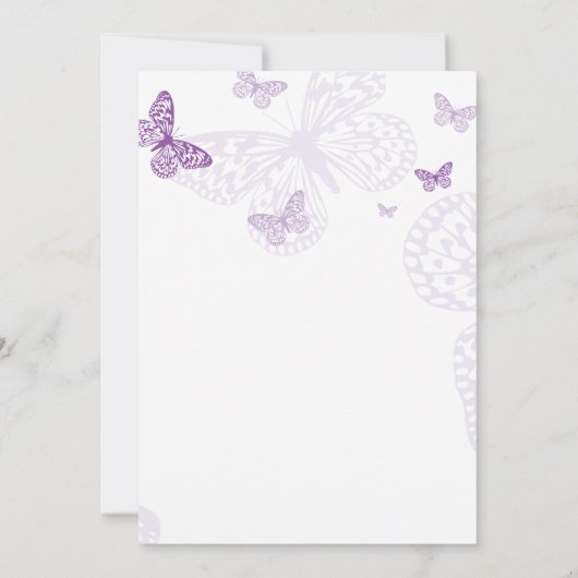 特殊イベント招待状::蝶3P 招待状 (裏面)