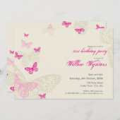 特殊イベント招待状:：蝶4L 招待状 (正面/裏面)