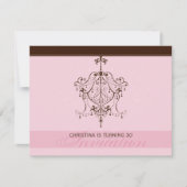 特殊イベント招待状:: chandelier 2L 招待状 (正面)