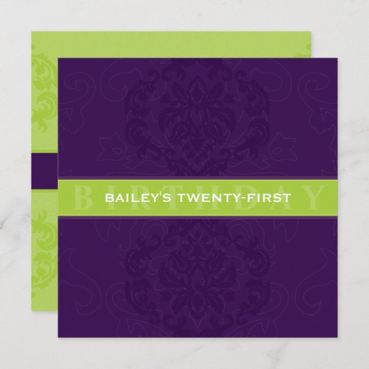 特殊イベント招待状:: finesse 10SQ 招待状 (正面/裏面)