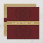 特殊イベント招待状:: finesse 1SQ 招待状 (正面/裏面)