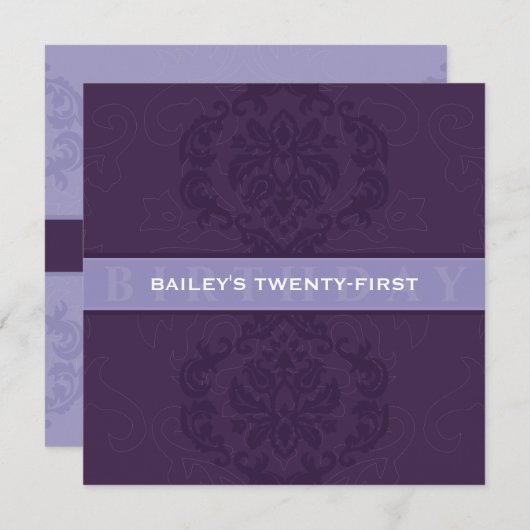 特殊イベント招待状:: finesse 3SQ 招待状 (正面/裏面)