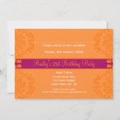 特殊イベント招待状:: finesse 5L 招待状 (裏面)