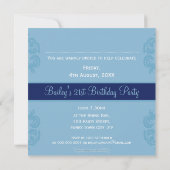 特殊イベント招待状:: finesse 8SQ 招待状 (裏面)