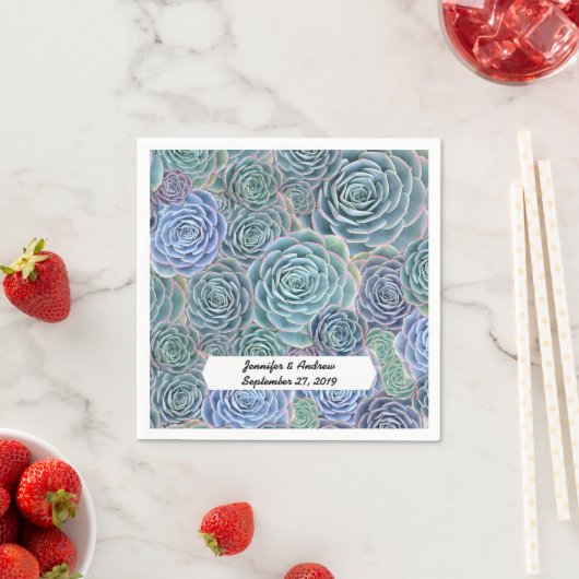 特殊イベント用多肉紙ナプキン スタンダードカクテルナプキン (インサイチュ)