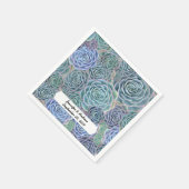 特殊イベント用多肉紙ナプキン スタンダードカクテルナプキン (角)