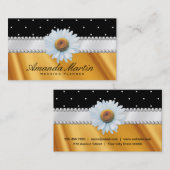 特殊イベント | 水玉模様とドレープ 名刺 (正面/裏面)