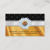 特殊イベント | 水玉模様とドレープ 名刺 (裏面)