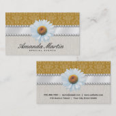 特殊イベント | 黄クラシック色 名刺 (正面/裏面)