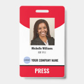 特殊イベントPHOTO I.D.バッジ バッジ (表面)