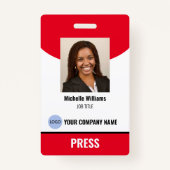 特殊イベントPHOTO I.D.バッジ バッジ (正面)