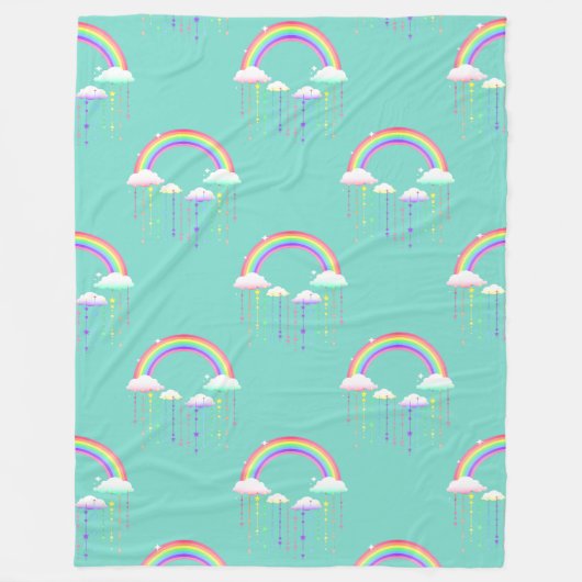 特殊スピリチュアル記号パターン7 フリースブランケット (正面)