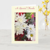 特殊デイジー感謝してい カード (黄色い花)