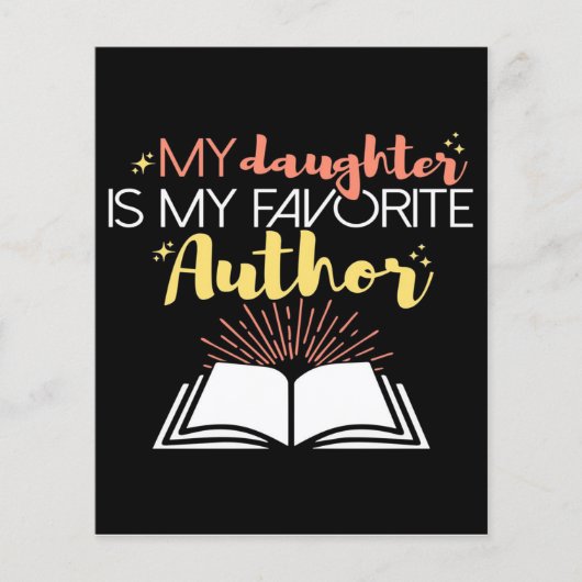 特殊デザイン娘が私のお気に入りの作家 チラシ (正面)