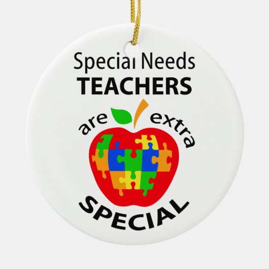 特殊ニーズ先生 セラミックオーナメント (正面)