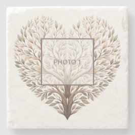 特殊ハートフォトストーンコースター ストーンコースター