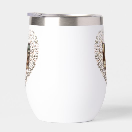 特殊ハート写真を追加ウォーターボトル (右面)