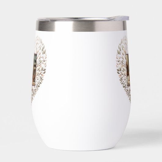 特殊ハート写真を追加ウォーターボトル (左面)