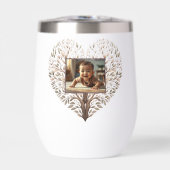 特殊ハート写真を追加ウォーターボトル (正面)