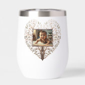 特殊ハート写真を追加ウォーターボトル (背面)