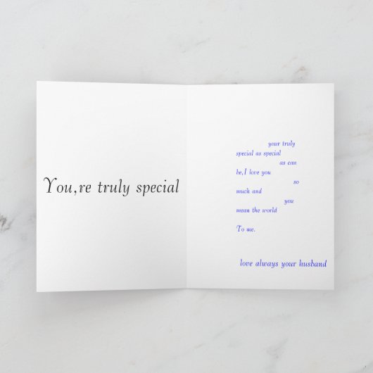 特殊バラ カード (内部)