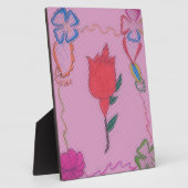 特殊バラ フォトプラーク (側面)