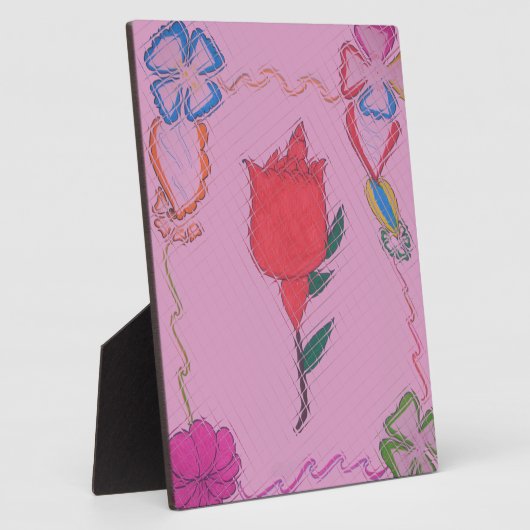 特殊バラ フォトプラーク (側面)