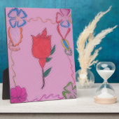 特殊バラ フォトプラーク (側面)