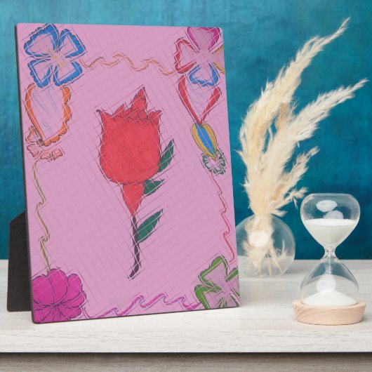 特殊バラ フォトプラーク (側面)