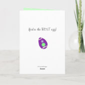 特殊パパイエローチクズイースター シーズンカード (裏面)