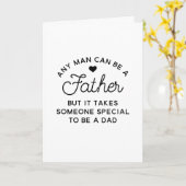 特殊パパ引用文デザイン カード (黄色い花)