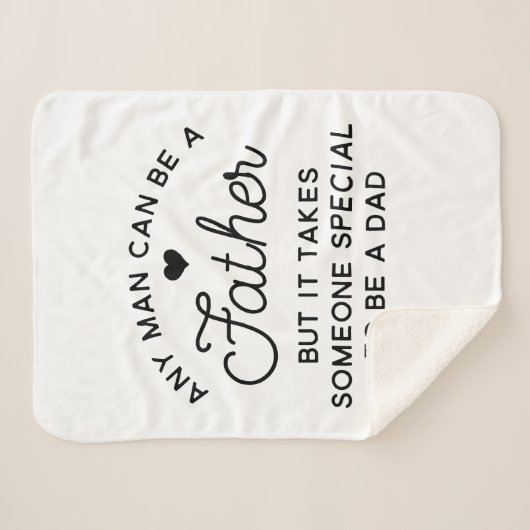 特殊パパ引用文デザイン シェルパブランケット (正面(横))