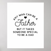 特殊パパ引用文デザイン ポスター (正面)