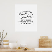 特殊パパ引用文デザイン ポスター (キッチン)