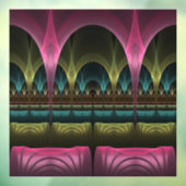 特殊ファンタジーパターン抽象芸術フラクカラフルトル ウィンドウサイン (シート3)