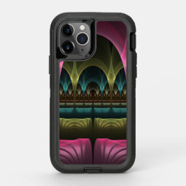 特殊ファンタジーパターン抽象芸術フラクカラフルトル オッターボックスディフェンダーiPhone 11 PROケース
