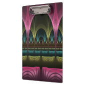 特殊ファンタジーパターン抽象芸術フラクカラフルトル クリップボード (左)