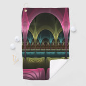 特殊ファンタジーパターン抽象芸術フラクカラフルトル ゴルフタオル (インサイチュ)