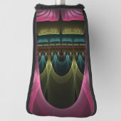 特殊ファンタジーパターン抽象芸術フラクカラフルトル ゴルフヘッドカバー (回転90)