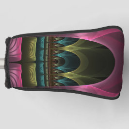 特殊ファンタジーパターン抽象芸術フラクカラフルトル ゴルフヘッドカバー