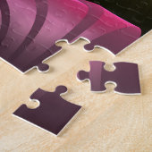 特殊ファンタジーパターン抽象芸術フラクカラフルトル ジグソーパズル (側面)